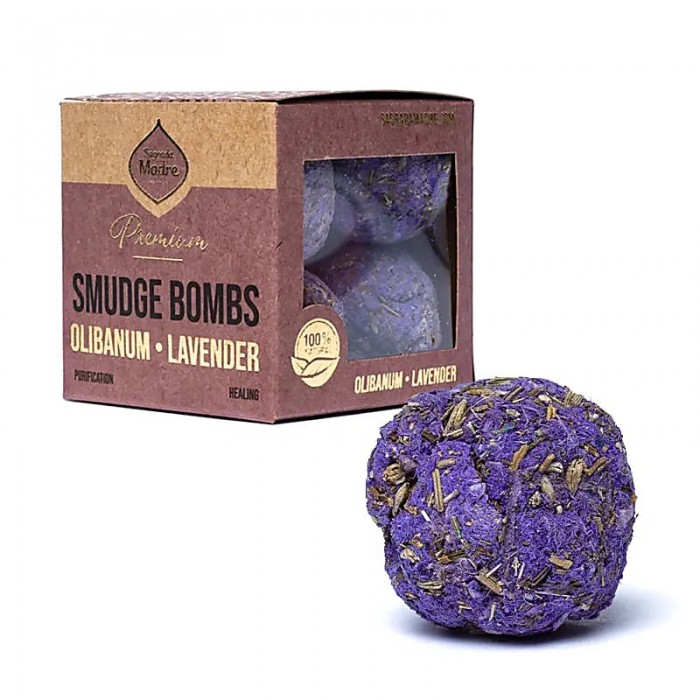 Sagrada Madre Smudge Bomb Olibanum Lavender Βόμβα Θυμίαμα Αρωματικά στικ